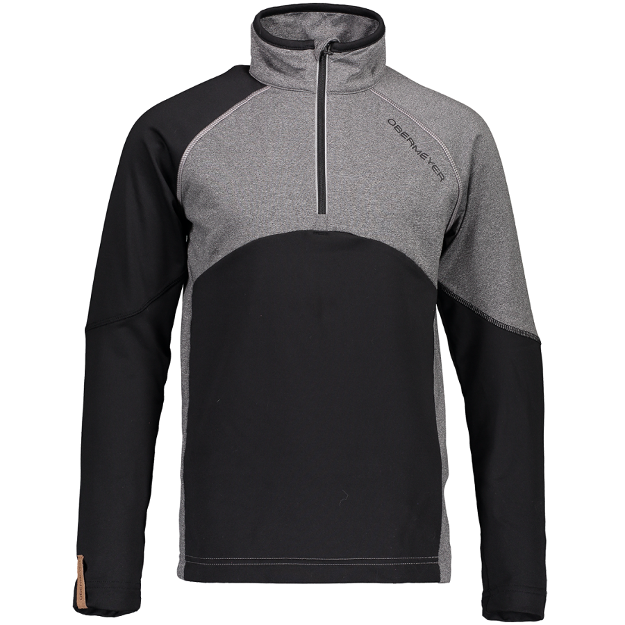 Boys Long Sleeve Zip Top Obermeyer Boys' Transport Tech Baselayer